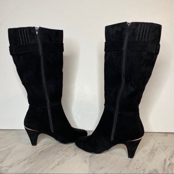 New! Bella Vita Braxton Tall Black Boot 11WW - Picture 5 of 12